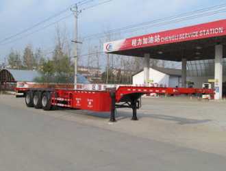 Three-axle semi-trailer container truck (48 feet)