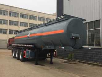 19.9 cubic meter tank semi-trailer for transporting corrosive materials